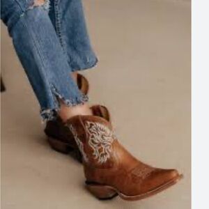 Justin Women Brown Western Boots 9 Like New